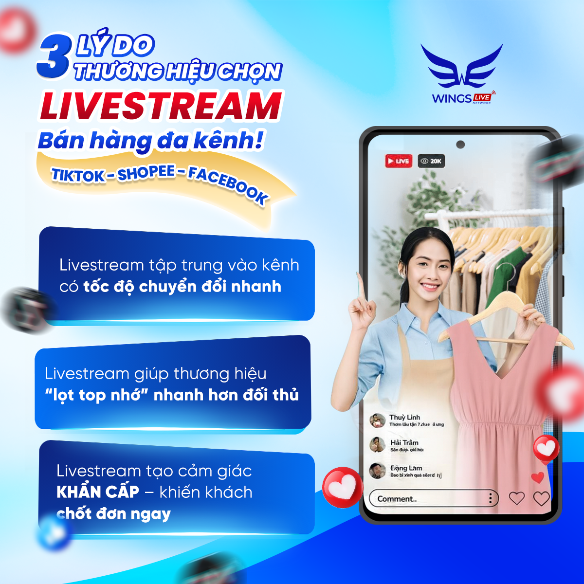 Lý do thương hiệu cần triển khai livestream bán hàng đa kênh